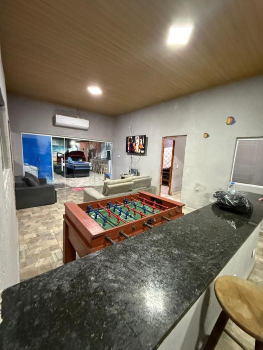 Casa com Piscina Aquecida 5 Quartos ate 25 pessoas Itanhaem