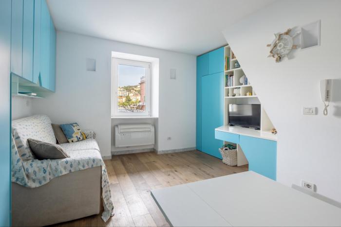Cozy and cute studio flat with a sea view Lerici Monolocale vista mare