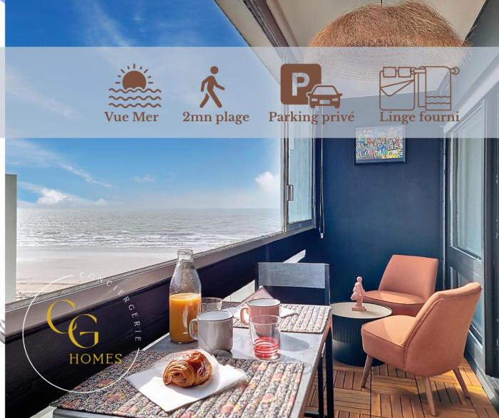 Bel Horizon, Loggia Vue mer, Parking privé, Plage 50m