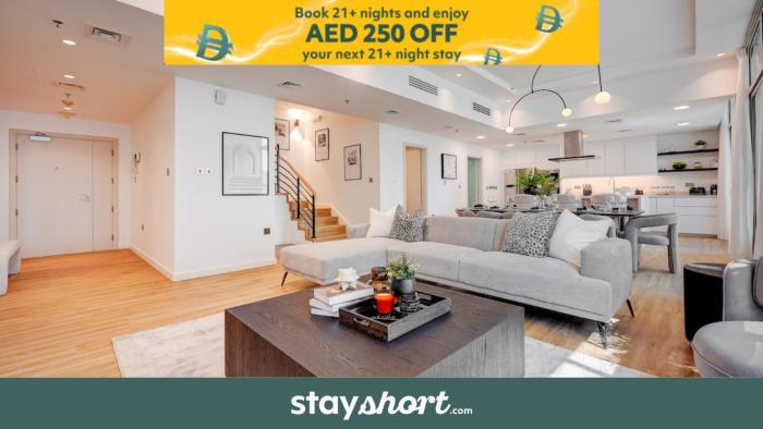 Free housekeeping visits during your stay - StayShort - Sophisticated 4BR Duplex Penthouse with Stunning Sky Views