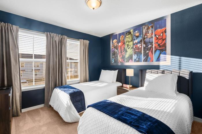 Disney Getaway Private Pool Themed Bedrooms. Book Now CW78