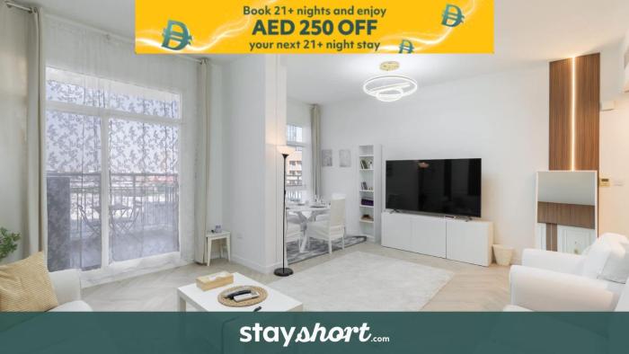 Free housekeeping visits during your stay - StayShort - Comfortable 2BR Stay in Liwan Sleeps 6