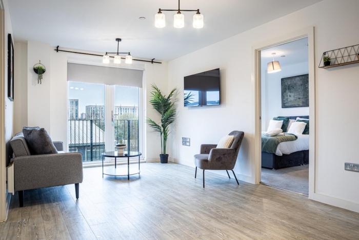 ManchesterCentral Apartment, Balcony, Old Trafford
