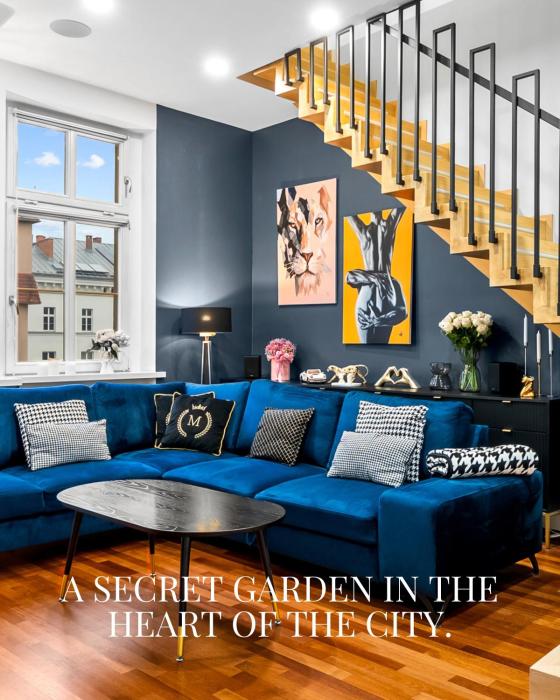 Luxury Apartment in Katowice City Center 2 Balconies 2 Bathrooms AC