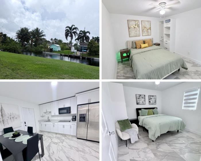 2 bed peaceful, lakeview studio NO FEES