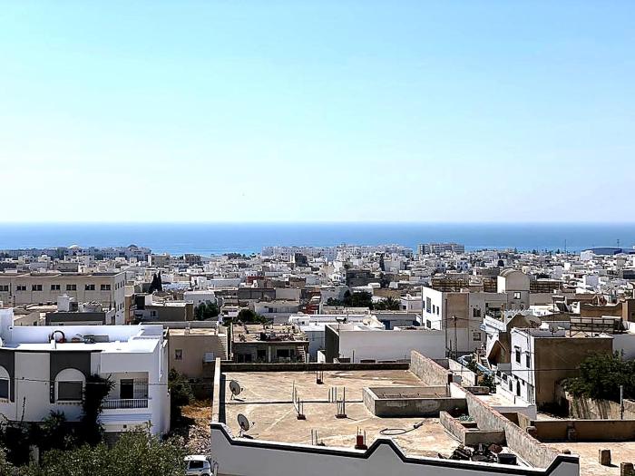 Hammamet City Centre - Cosy Two-bedroom Apartment with Seaview