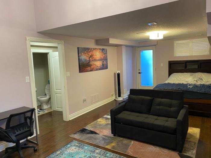 Spacious Basement with Private Bathroom and Entrance
