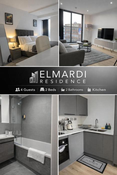 Elmardi Residence -Central 2-Bed Apartment, 10-Min Walk to City Centre