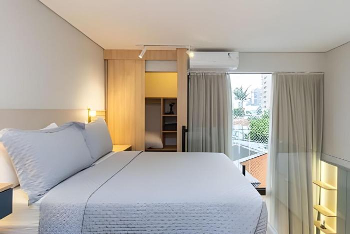 Lf3- Duplex Moderno com Varanda Próximo Berrini, Metrô e Expo Center