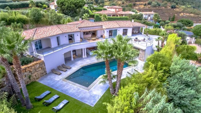 Magnifique villa, vue mer, piscine chauffée, 8pers