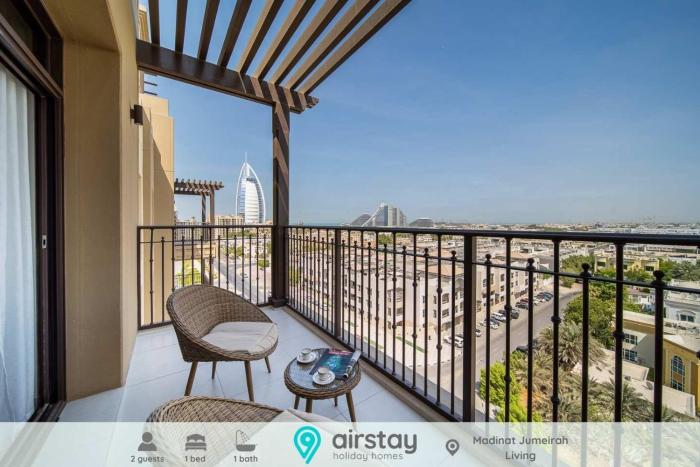 Airstay - Upscale 1BR - Iconic Burj AlArab Views - Monthly Offer Available