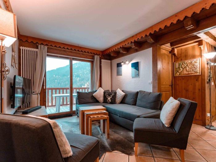 Charmant 4 pièces avec mezzanine, 9 couchages, Les Arcs 1800 - FR-1-411-710
