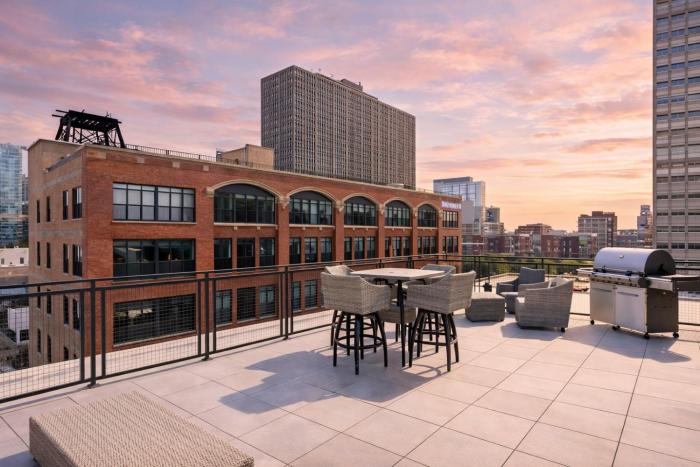 Spacious 2BR in South Loop with Optional Parking, Gym and Patio Near McCormick Place, Grant Park, Soldier Field & Museum Campus