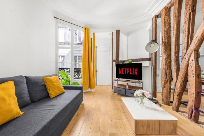Quartier Musée du Louvre 6 - Studio Apartment with Netflix