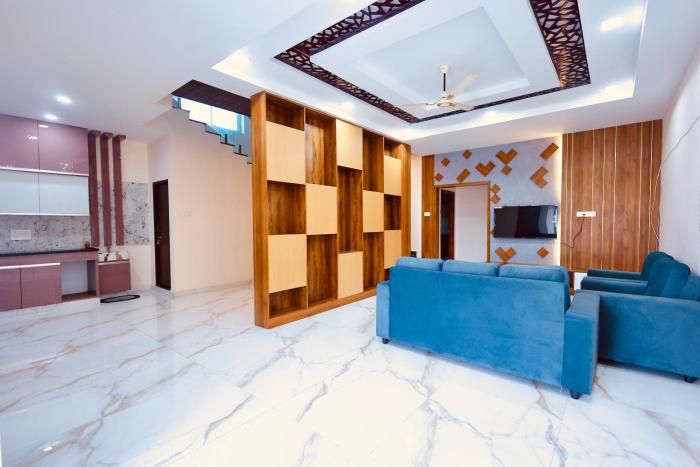 Brand New Lavish and Stylish 4bhk Duplex House in Tirupati City Center nearAttractions with Spacious Premium Comfort