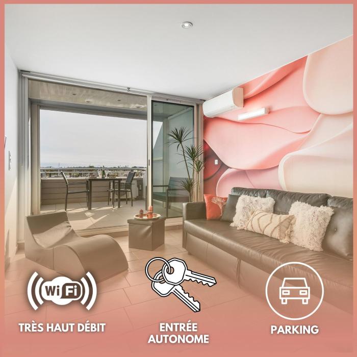 Le Sixty9 - Appartement luxe - terrasse - Parking - Port Ambonne Village Naturiste