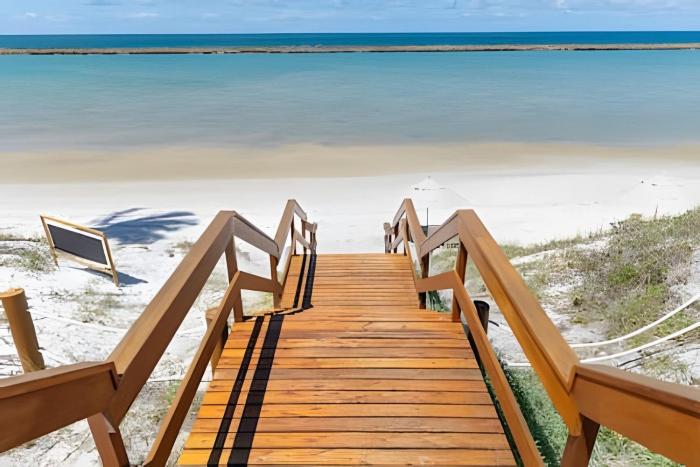 Flat Muro Alto Térreo Premium, Pé na Areia