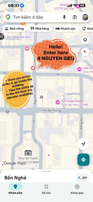 Apartment in the center of District 1 on Thai Van Lung Street, số 4 Nguyễn Siêu, phường Sài Gòn tầng4 đi bộ không thang máy