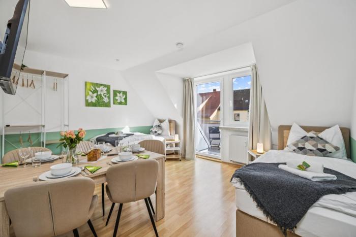 Türme & Träume - 3SZ, 5P - Balkon, Waschmaschine, Smart TV