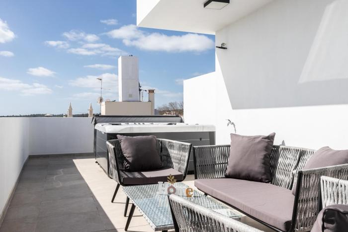 Duplex Vista Horizonte Mar com Jacuzzi e Barbecue