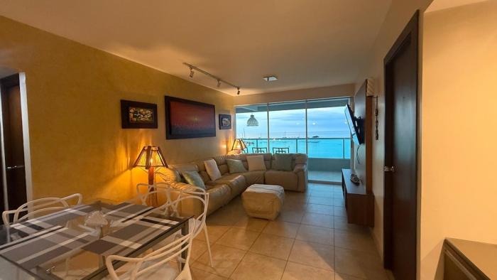 Condo with pool and private beach