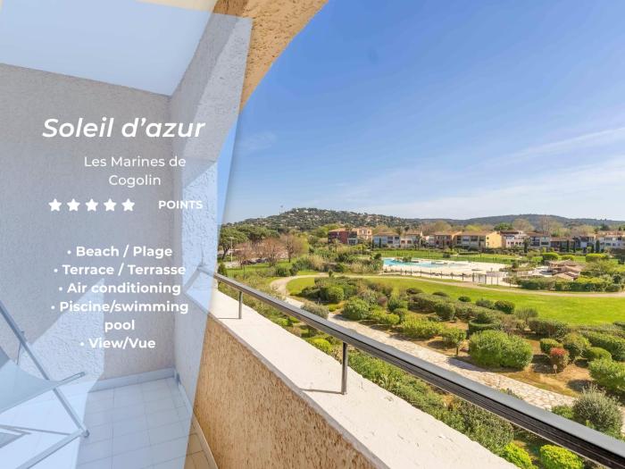 Soleil dAzur - Plage accessible à pied - Piscine