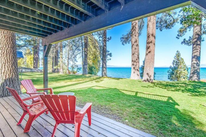 Waterfront S Lake Tahoe Property with 2 Houses -- Near Downtown and Casinos