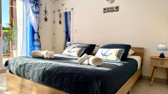 Oasis marine avec terrasse