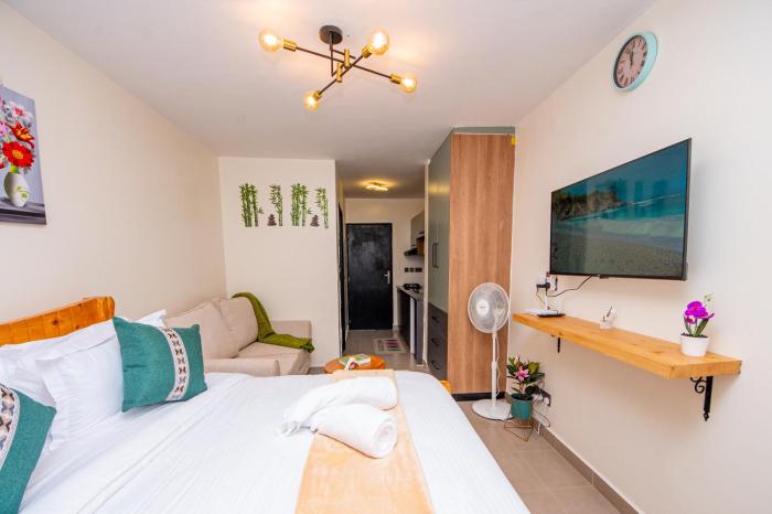 Skylax Stays at Balozi Suites , King Bed ,A Free Airport Pickup