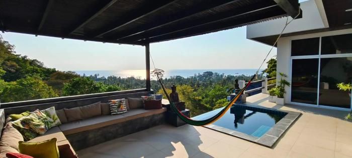 Ocean and Palm View Villa