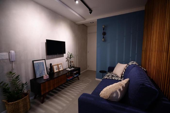 Studio decorado na Vila Nova Conceição