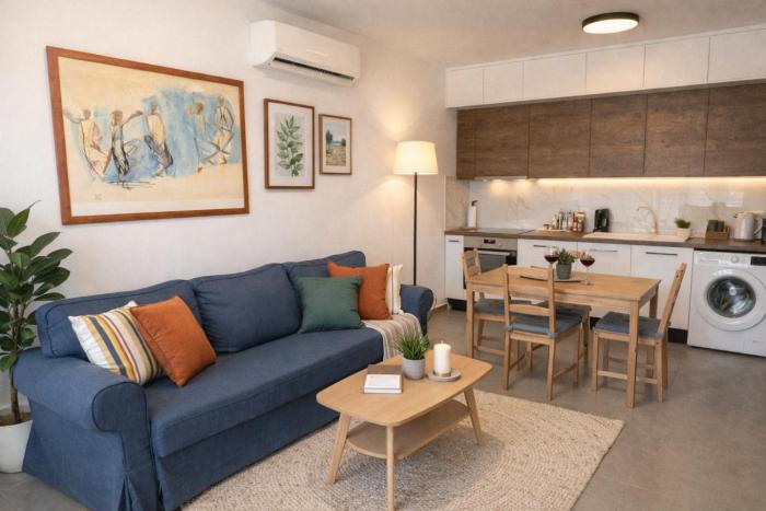 New & comfy apt near Heraklion-airport and sea