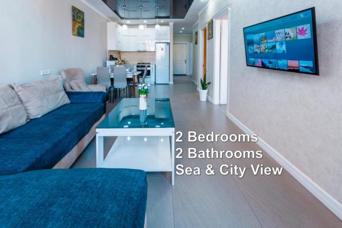 Luxury 2 Bedrooms Apartment with 2 bathrooms & Batumi center