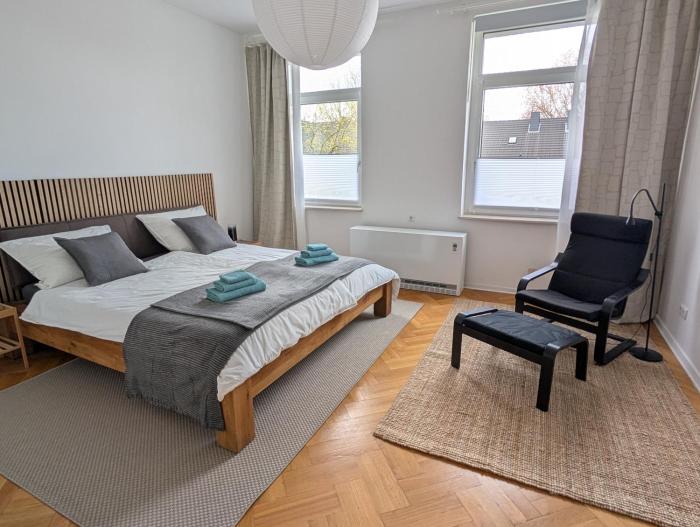 Zentral gelegen, Sehr geräumig, 3 Zimmer, 3 Betten