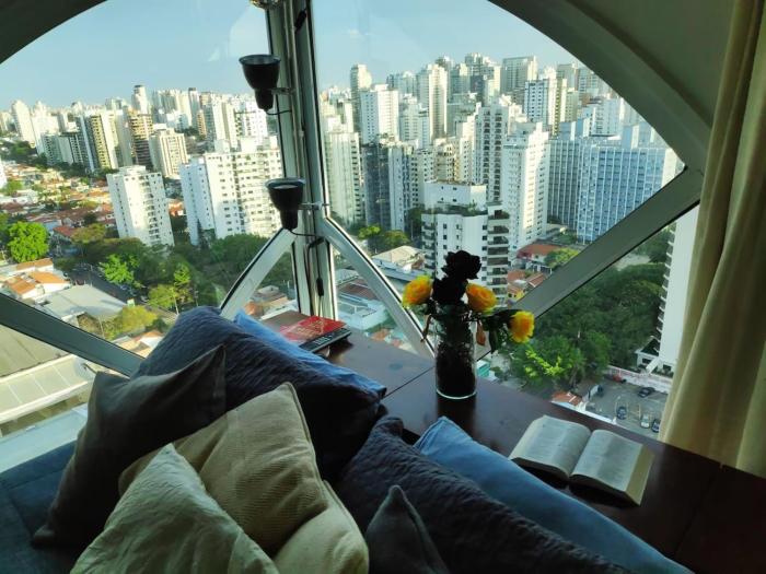 Definitely a different view!