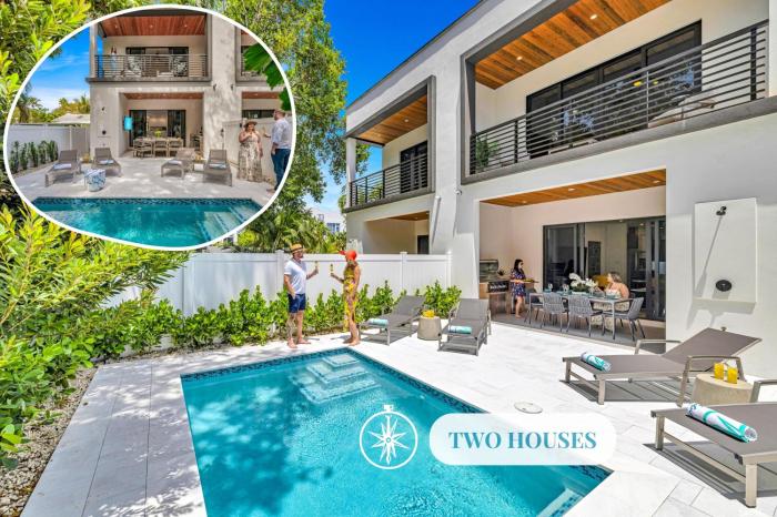Two Townhouses Heated Pools Centrally Located Malibu Key