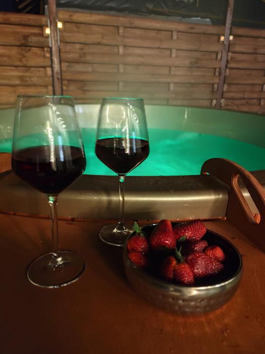 Modrzewiowy Zakątek z balią