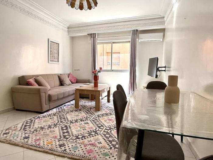 2-bedroom apartment for 6 in Gueliz near the train station