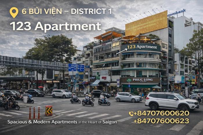 123 Apartment - Heart of Bui Vien - Walk Everywhere, Tours & Pickup