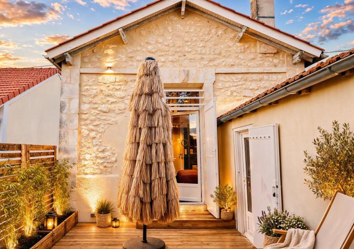 Suite Phoenix avec Cheminée, Terrasse et Videoprojecteur