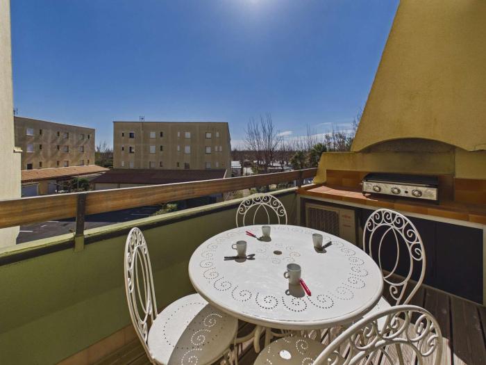 Appart 2 pièces mezzanine clim, bord de plage, parking - FR-1-326-722