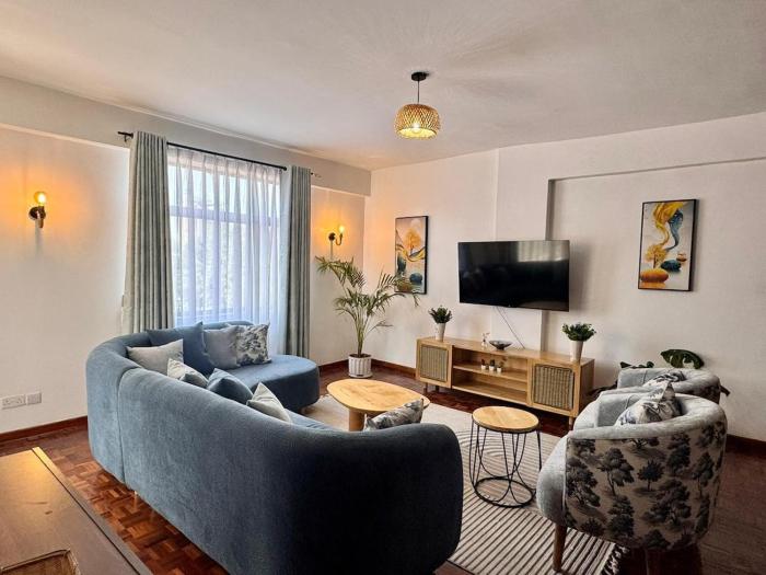 Serene Two Bedroom in UpperHill with Pool and Gym