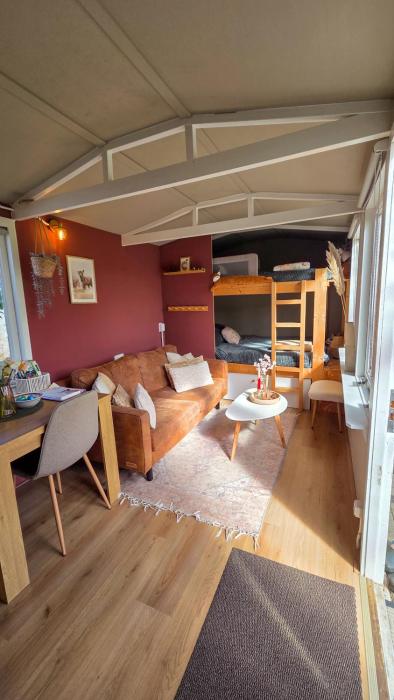 Tinyhouse op de Veluwe, het buitenleven