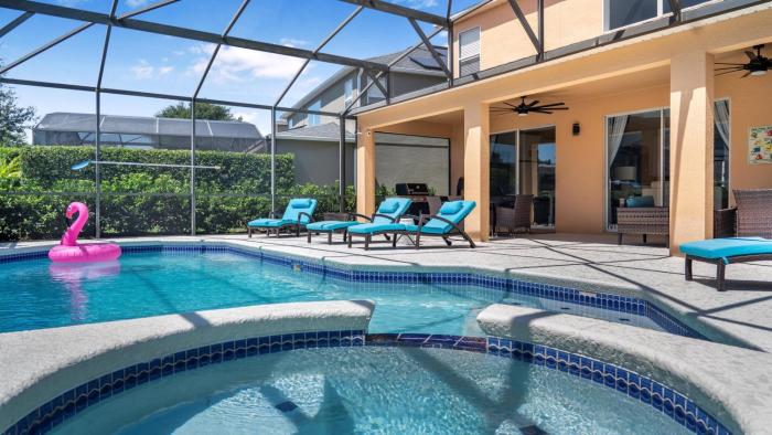 Disney Private Pool Hot Tub Game Room Themed Bedrooms. Book Now EIR179