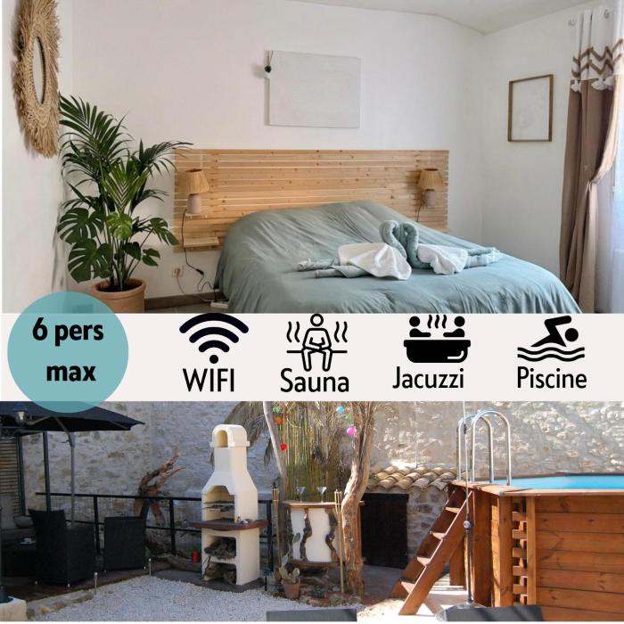 La maison du Paradis by GC - Jacuzzi - Sauna - Piscine