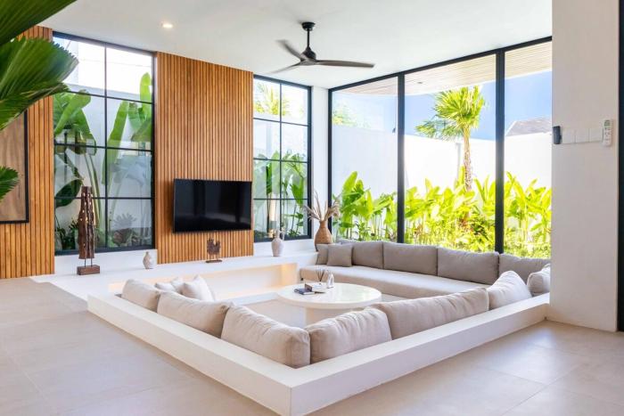 Designer 3BR Villa with Rooftop Terrace & Pool