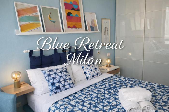 Blue Retreat Modern Apartment near M4 Milan