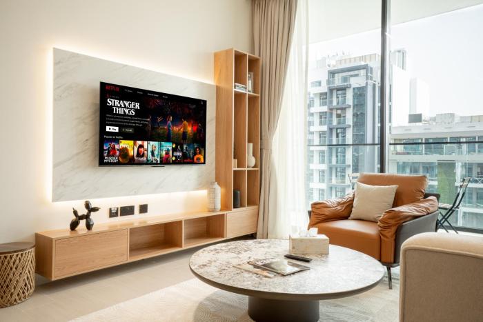 Modern 1BR in JVC with Pool & Gym Access