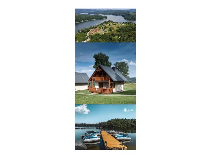 BIESZCZADZKI RAJ z prywatną działką przy linii brzegowej Jeziora Solińskiego Sauna Basen sezonowy