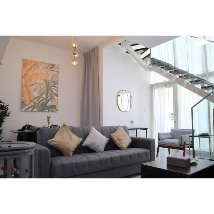 Masdar City Oasis 2BR Duplex Modern Chic Retreat